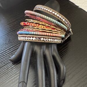 Colorful Women's Bangle Set 0505